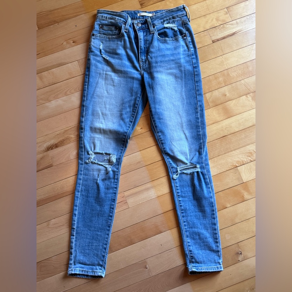 Levi's Women’s Blue High Rise Skinny Jeans